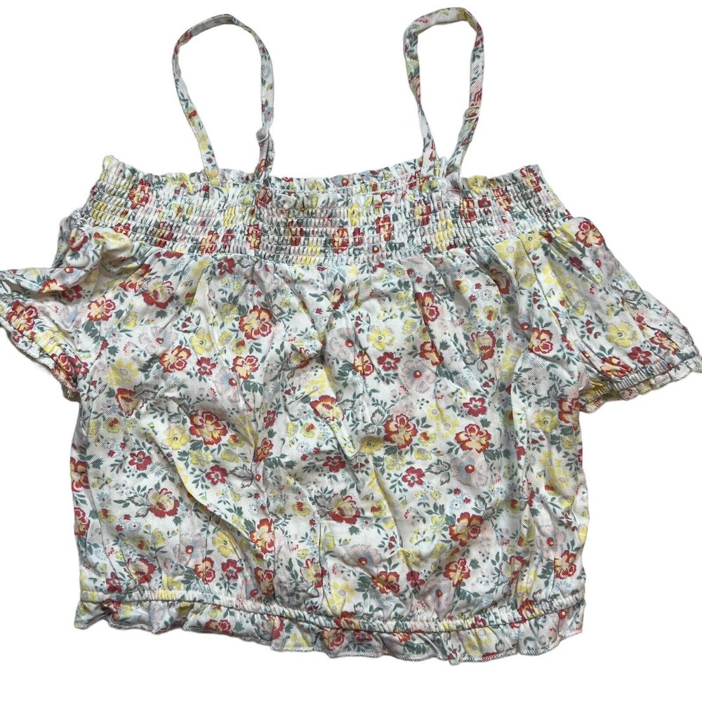Epic Threads Floral Off Shoulder Blouse‎ Medium New